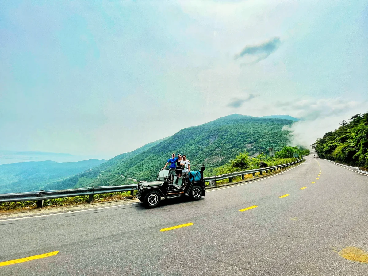 Hội An to Huế Vintage Jeep tour Hai Van Pass DDTravel