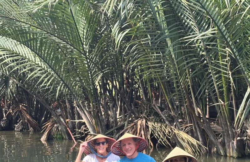 Basket boat ride coconut forest Hoi An