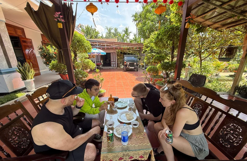 Local lunch stop Hoi An countryside jeep tour