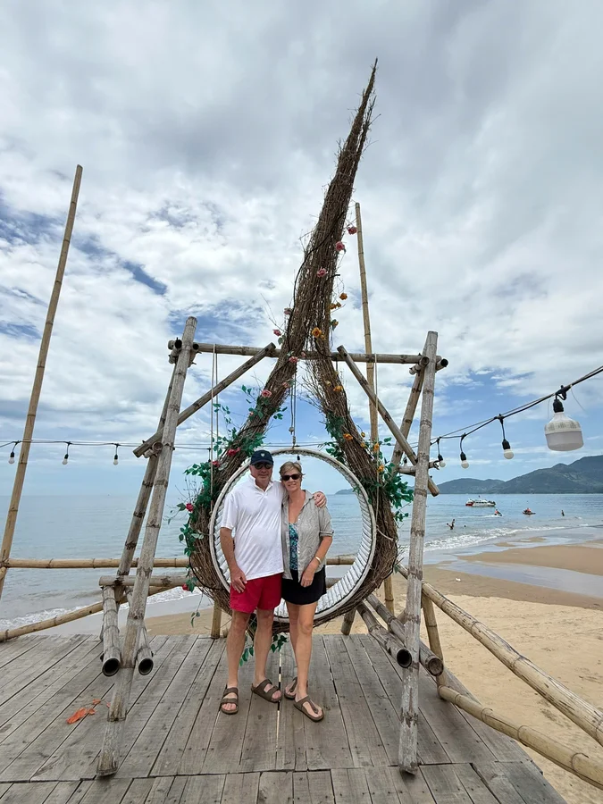 Lang Co Beach Jeep tour DDTravel Hai Van Pass seafood lunch