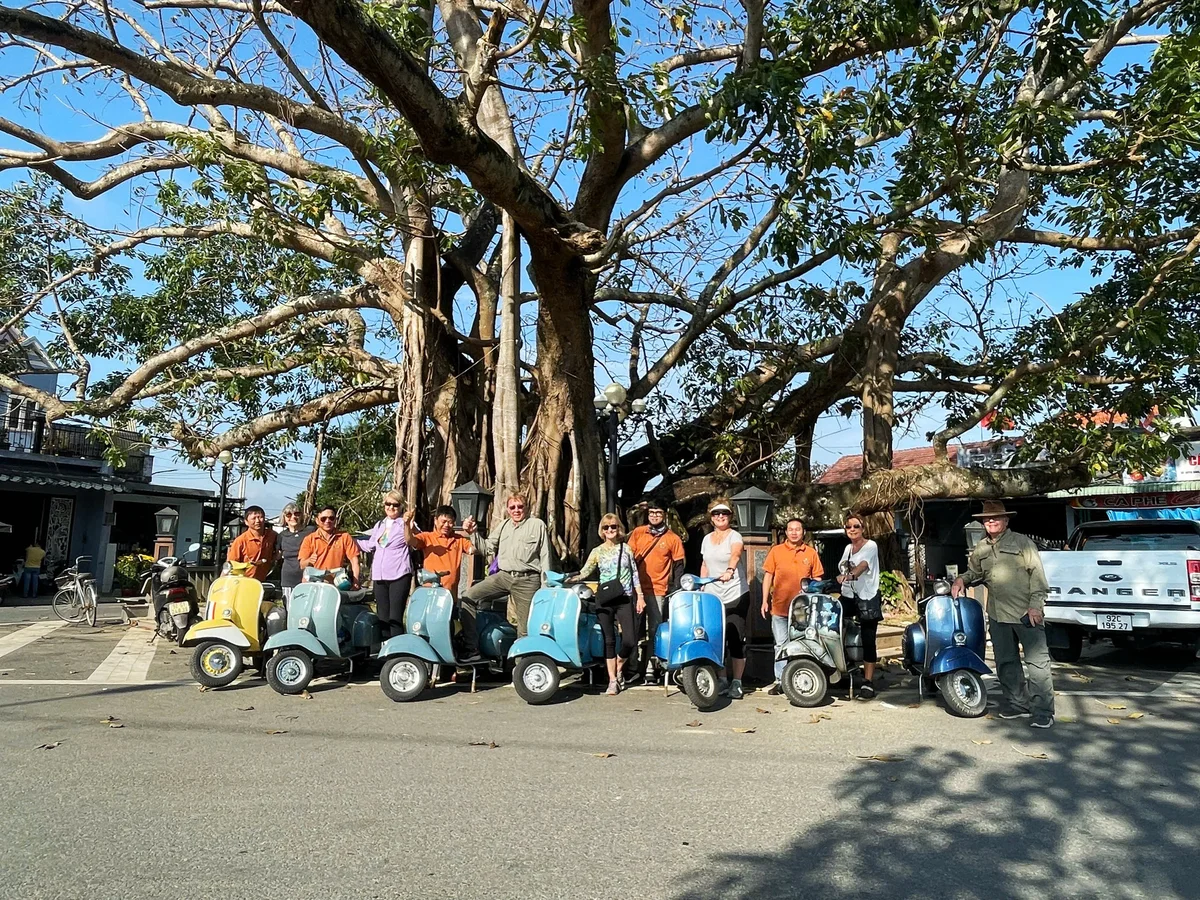 My Son Holyland Vintage Vespa tour DDTravel